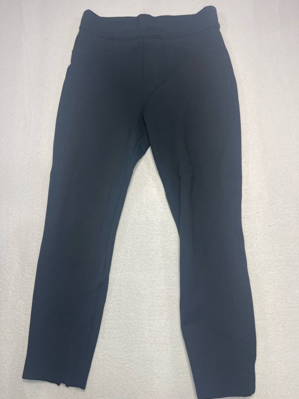 SPANX Black Pull-On Ponte Slim Straight Pants Petite Small
